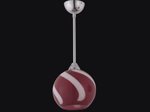 Single Pendant Kirmizi Tekli Sarkit