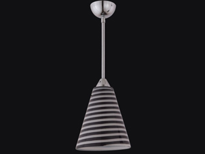 Single Pendant Siyah Tekli Sarkit