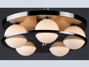 Sirius Modern Chrome Ceiling Lamp