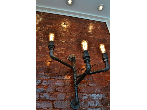 Black Boru 3'lü Sconce