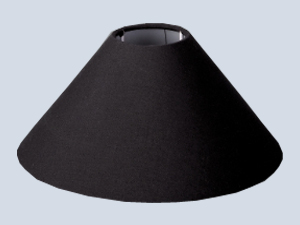 Black Big Cap Lampshade Head