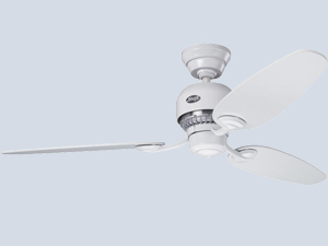 Soho 3 Sleeves White ceiling fan