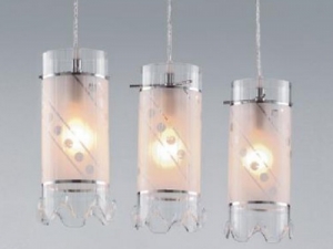 Stary Ternary Cylinder Glass Modern Pendant