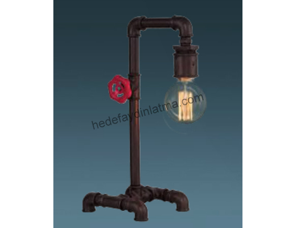 Tekli Borulu Dekoratif Masa Lambası