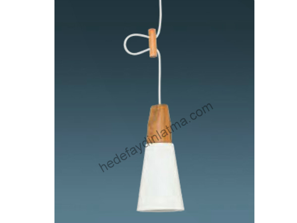 Single Conical Glass Pendant