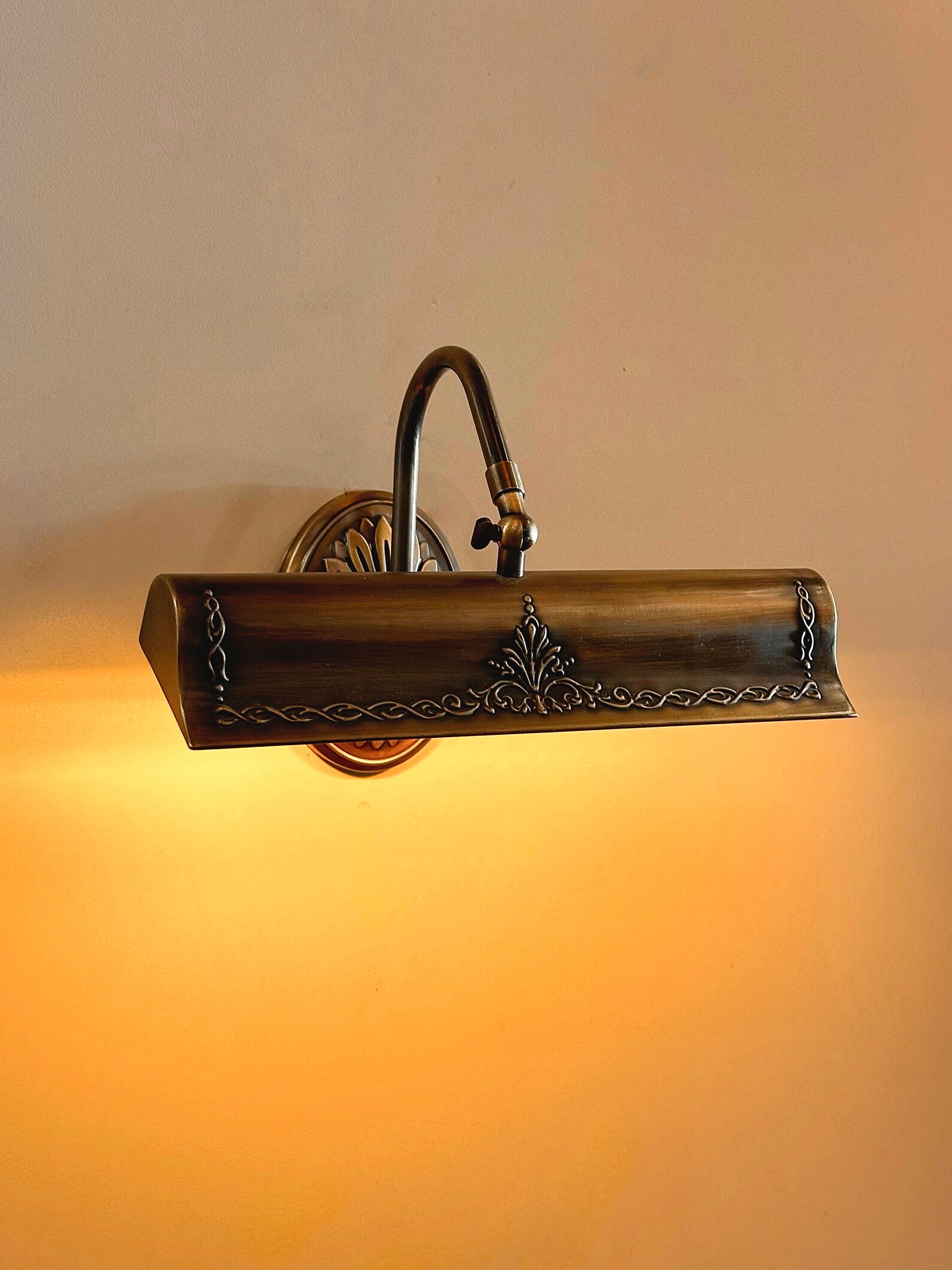 Teyre Handmade Brass Picture Light Wall Sconce 