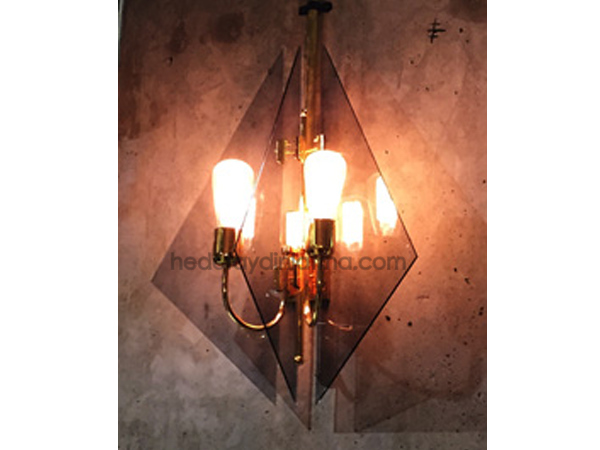 Triangular Glass Pendant