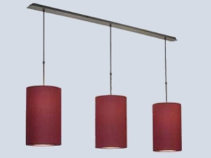 Claret Red Lampshade Droop