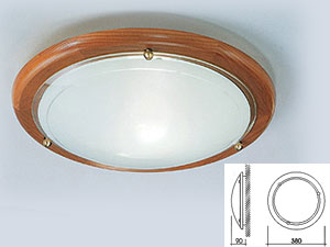 Ufo 1 Oak Ceiling Lamp