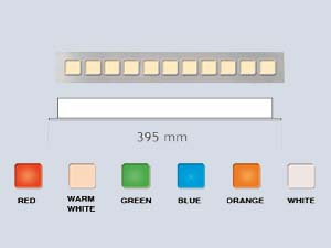 Uzun Kareli LED Downlight-395mm