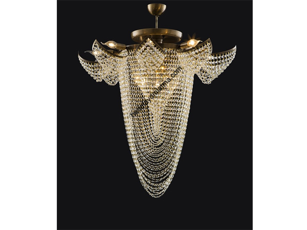 Long Chain Spider Chandelier