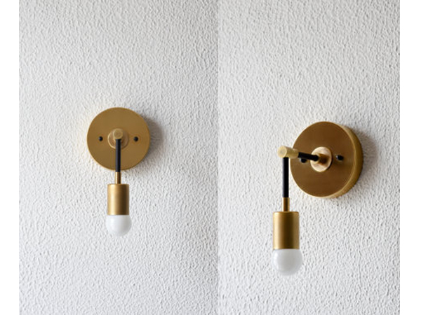 Vanity Altın Pirinç Modern Aplik