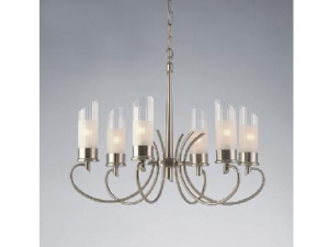 Vendi Satin Nickel Six Pendant