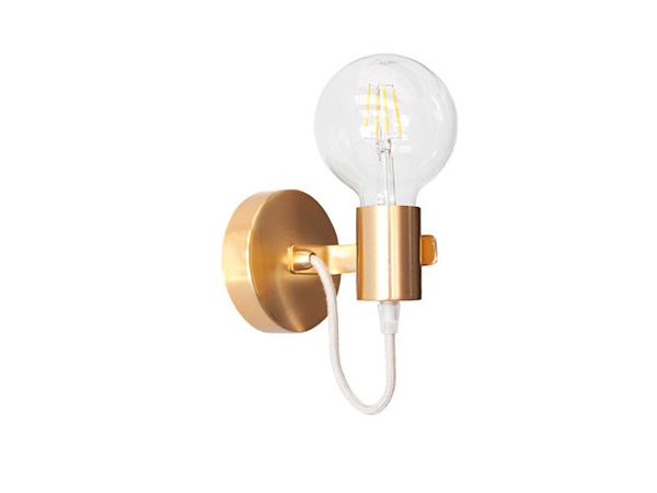 Wall Sconce Light Gold Minimalist 