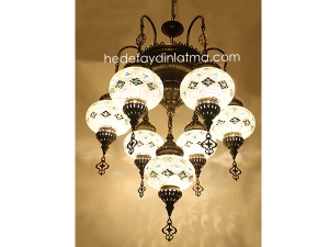 White Balloon Mozaik Sarkıt