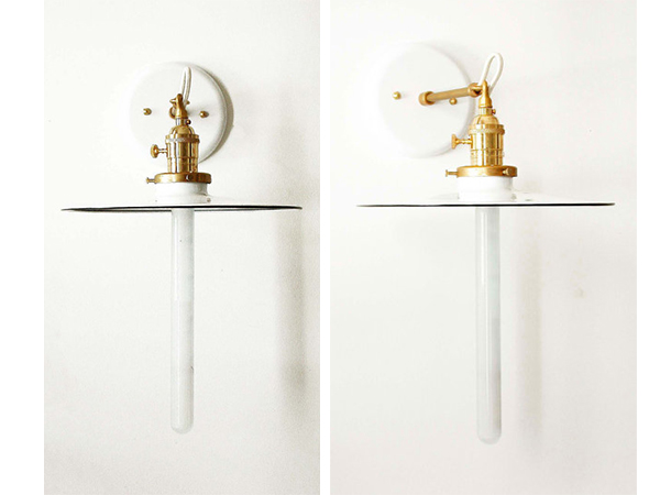 White Sconce Retro Wall Lamp Brass Wall Lighting