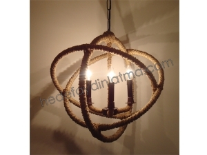 Wicker Circle Pendant