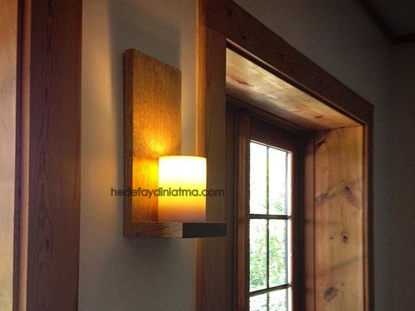 Wooden L aplik