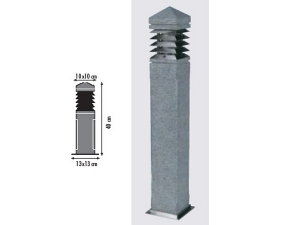 Yer Tipi Granit Dış Mekan Aydınlatma 40 cm