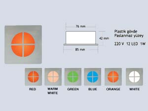 Yuvarlak LED Downlight