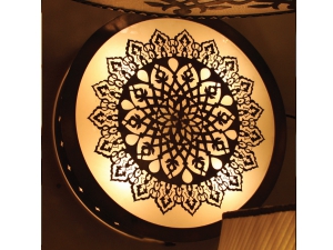 Yuvarlak Osmanlı Desenli Aplik