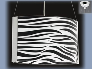 Zebra Castle Pendant